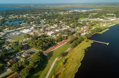 Aerial view of Central Florida