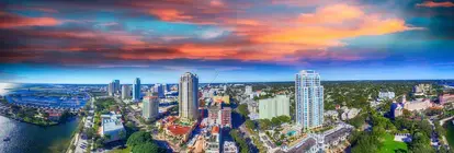 Tampa Bay, Florida aerialview