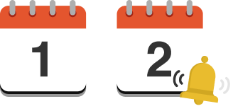 calendar reminder 1-2 years